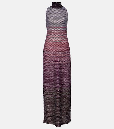 Sequined metallic knit maxi dress - Missoni - Modalova