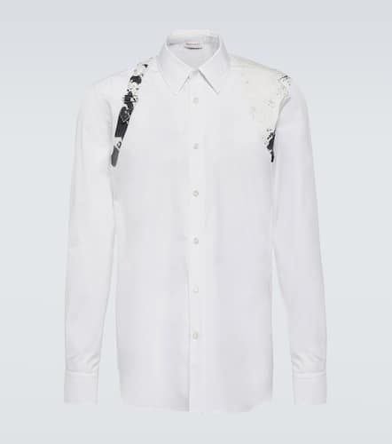 Camisa Fold Harness de popelín de algodón - Alexander McQueen - Modalova