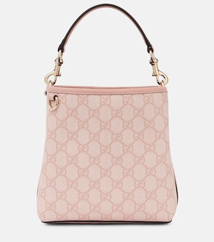 Bolso saco GG Emblem Mini con piel - Gucci - Modalova