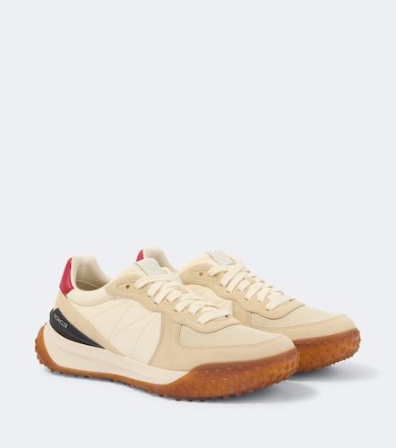 Corso suede-trimmed sneakers - Moncler - Modalova