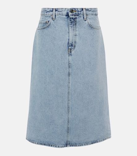 Toteme Falda midi de denim - Toteme - Modalova