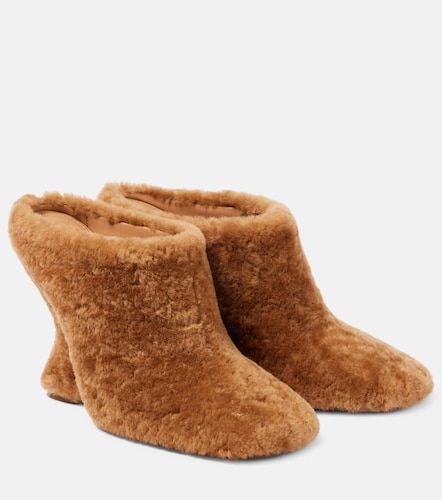 Mules de borrego con cuña - Dries Van Noten - Modalova