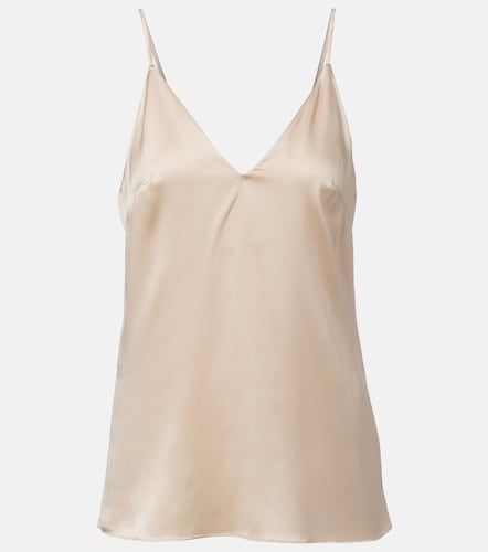 Silk-blend satin camisole - Brunello Cucinelli - Modalova