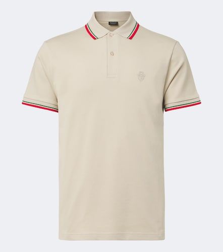 Polo in piqué di misto cotone - Gucci - Modalova