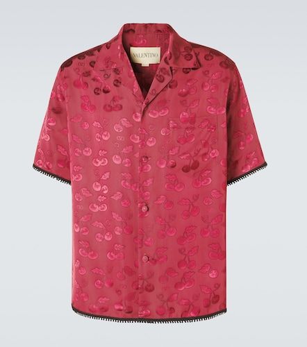 Camisa bowling Cherryfic de jacquard estampada - Valentino - Modalova