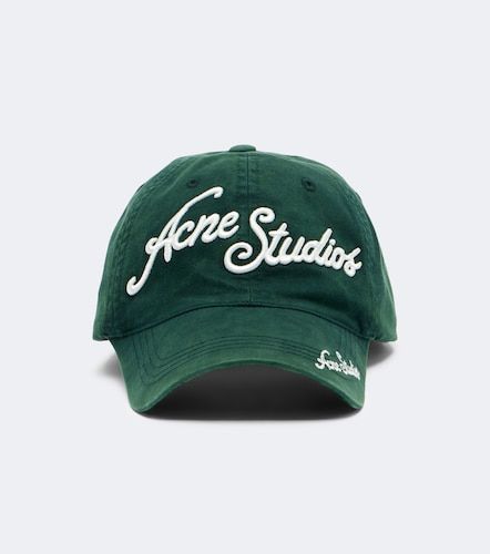 Cappello da baseball in denim con logo - Acne Studios - Modalova