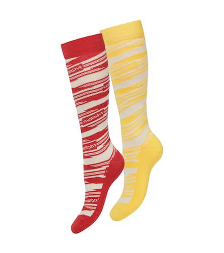 Maisie intarsia ski socks - Isabel Marant - Modalova