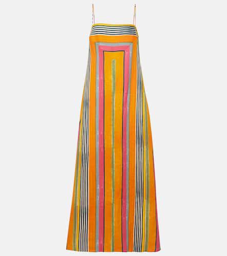 Laura striped linen maxi dress - Staud - Modalova