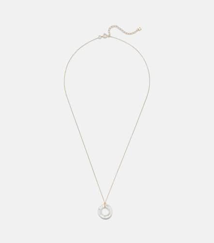 Kt pendant necklace with mother-of-pearl - Mateo - Modalova