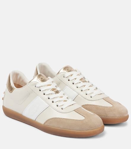 Sneakers Tabs aus Leder mit Veloursleder - Tod's - Modalova