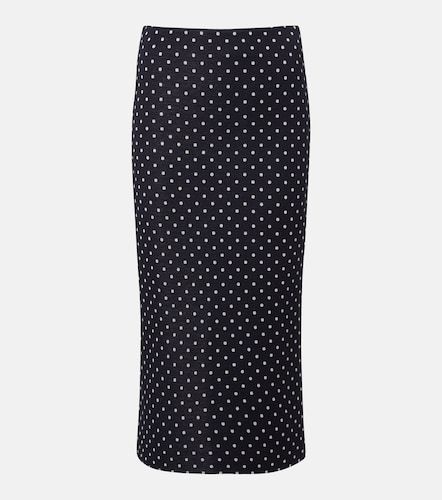Polka-dot jersey midi skirt - Max Mara - Modalova