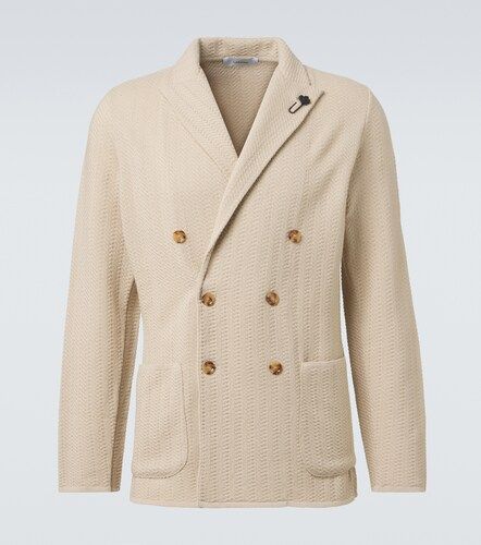 Double-breasted virgin wool blazer - Lardini - Modalova