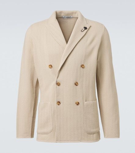 Double-breasted virgin wool blazer - Lardini - Modalova