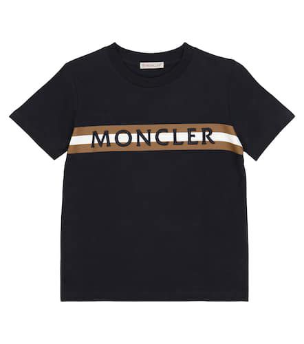 Moncler Enfant Logo cotton T-shirt - Moncler Enfant - Modalova