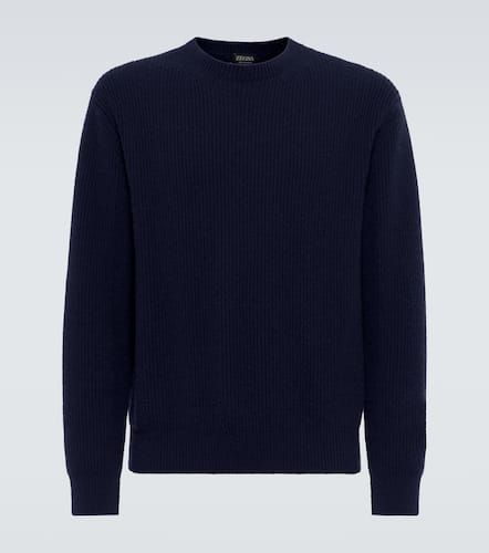 Zegna Pullover in cashmere a coste - Zegna - Modalova