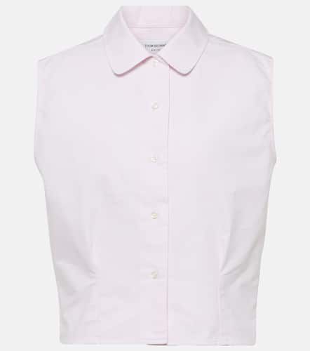 Camisa de algodón sin mangas - Thom Browne - Modalova