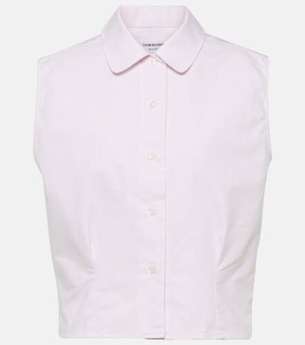 Thom Browne Sleeveless cotton shirt - Thom Browne - Modalova