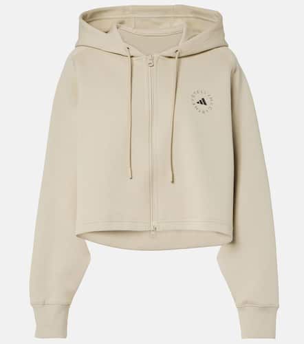 Cropped-Kapuzenjacke aus einem Baumwollgemisch - Adidas by Stella McCartney - Modalova