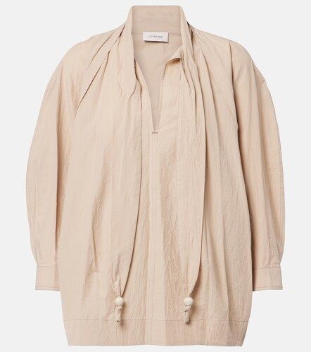 Blusa de crepé de algodón anudada - Lemaire - Modalova