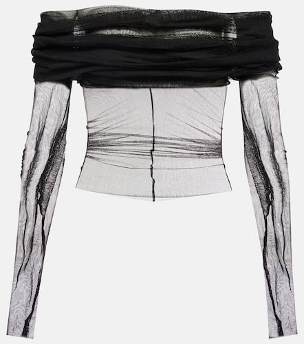 Top de seda transparente - Christopher Esber - Modalova