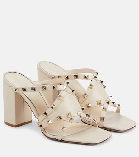 Mules Rockstud 90 de piel - Valentino Garavani - Modalova