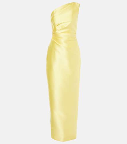 Kira one-shoulder twill gown - Solace London - Modalova