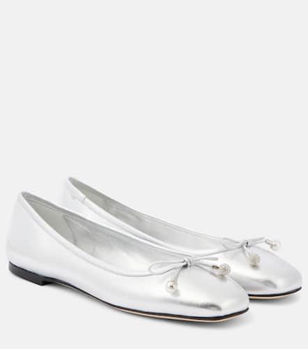 Ballerinas Elme aus Metallic-Leder - Jimmy Choo - Modalova