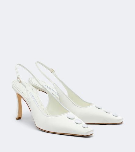 Alexa satin slingback pumps - Manolo Blahnik - Modalova
