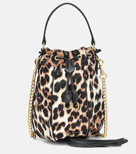 Miu Miu Leopard-print bucket bag - Miu Miu - Modalova