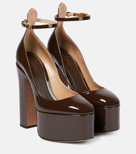 Plateau-Pumps Tan-Go aus Lackleder - Valentino Garavani - Modalova