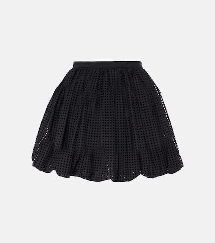 Alaïa Minifalda de popelín de mezcla de algodón - Alaia - Modalova