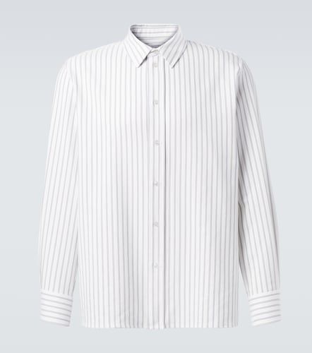 Cassandre striped cotton poplin shirt - Saint Laurent - Modalova