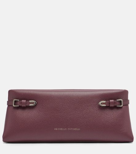 Small leather clutch - Brunello Cucinelli - Modalova