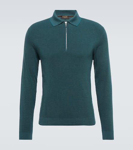 Zip Ridge wool and silk polo sweater - Loro Piana - Modalova