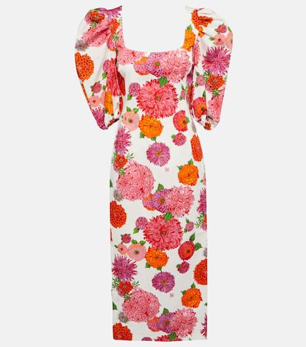 Sizzler floral cotton-blend midi dress - La DoubleJ - Modalova