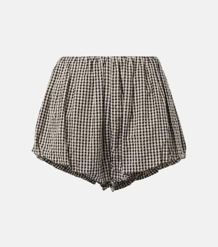 Shorts Aurelia in cotone a quadretti - Posse - Modalova