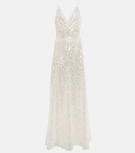 Kristina sequined tulle gown - Costarellos - Modalova