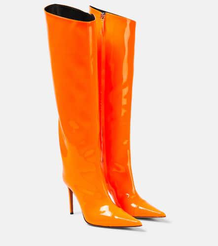 Patent leather knee-high boots - Alexandre Vauthier - Modalova