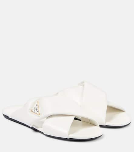 Prada Leather sandals - Prada - Modalova