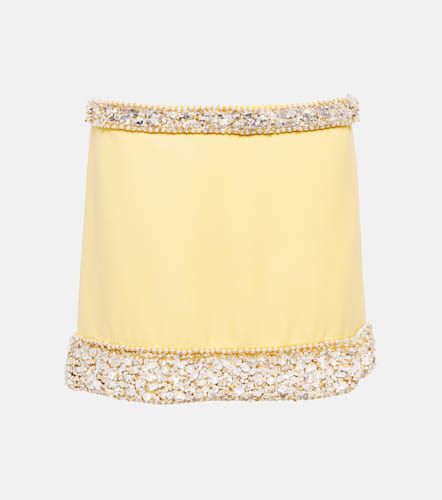 Miu Miu Embellished cady miniskirt - Miu Miu - Modalova