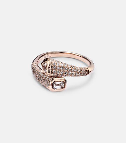 Kt rose ring with diamonds - Shay Jewelry - Modalova