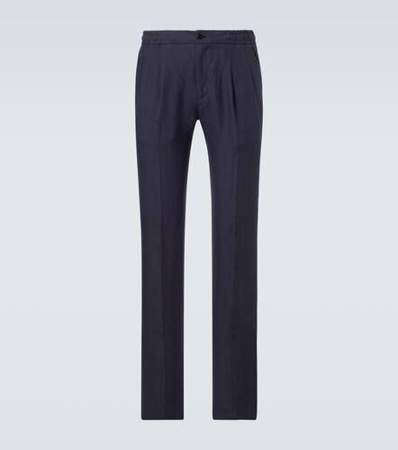 Rubinacci Linen tapered pants - Rubinacci - Modalova