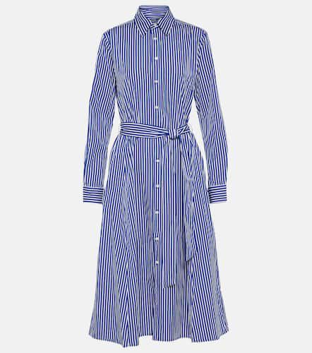Vestido camisero de algodón a rayas - Polo Ralph Lauren - Modalova