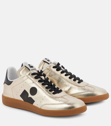 Kaycee metallic-leather sneakers - Isabel Marant - Modalova