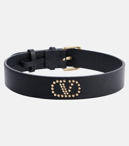 VLogo Signature leather choker - Valentino Garavani - Modalova