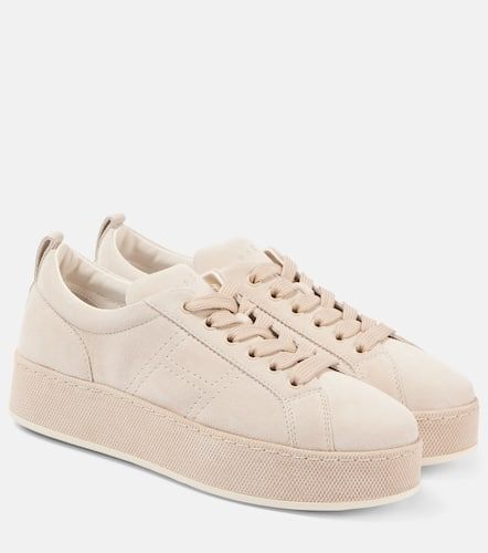 Plateau-Sneakers H681 aus Veloursleder - Hogan - Modalova