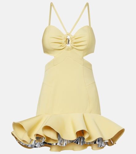 Cutout layered ruffled minidress - Rabanne - Modalova