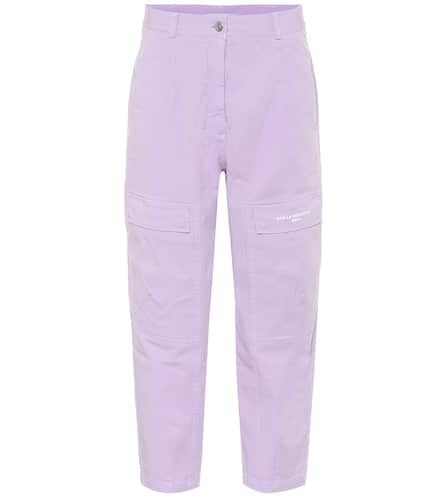 Stretch-cotton high-rise pants - Stella McCartney - Modalova