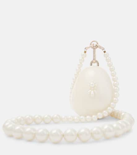 Nano Egg pearl-embellished clutch - Simone Rocha - Modalova