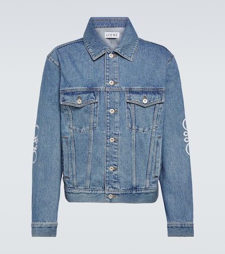 Chaqueta de denim con anagrama - Loewe - Modalova